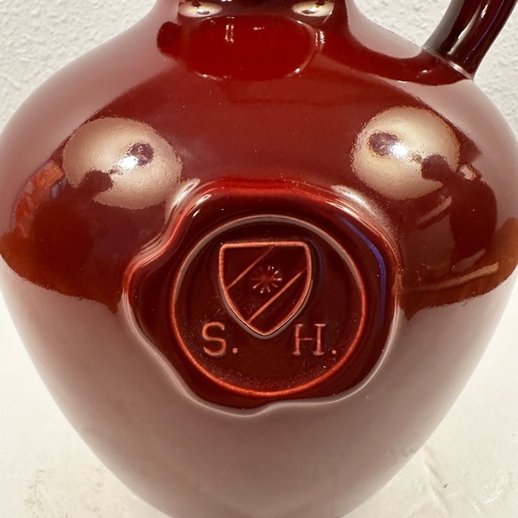 Tender Heart Treasures Jug Pottery Pitcher Brown SH Crest on front - 2004 - Picture 2 of 7